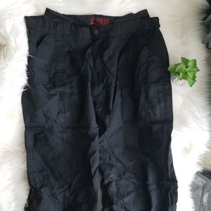 Stony River Vintage Black Nylon Pants